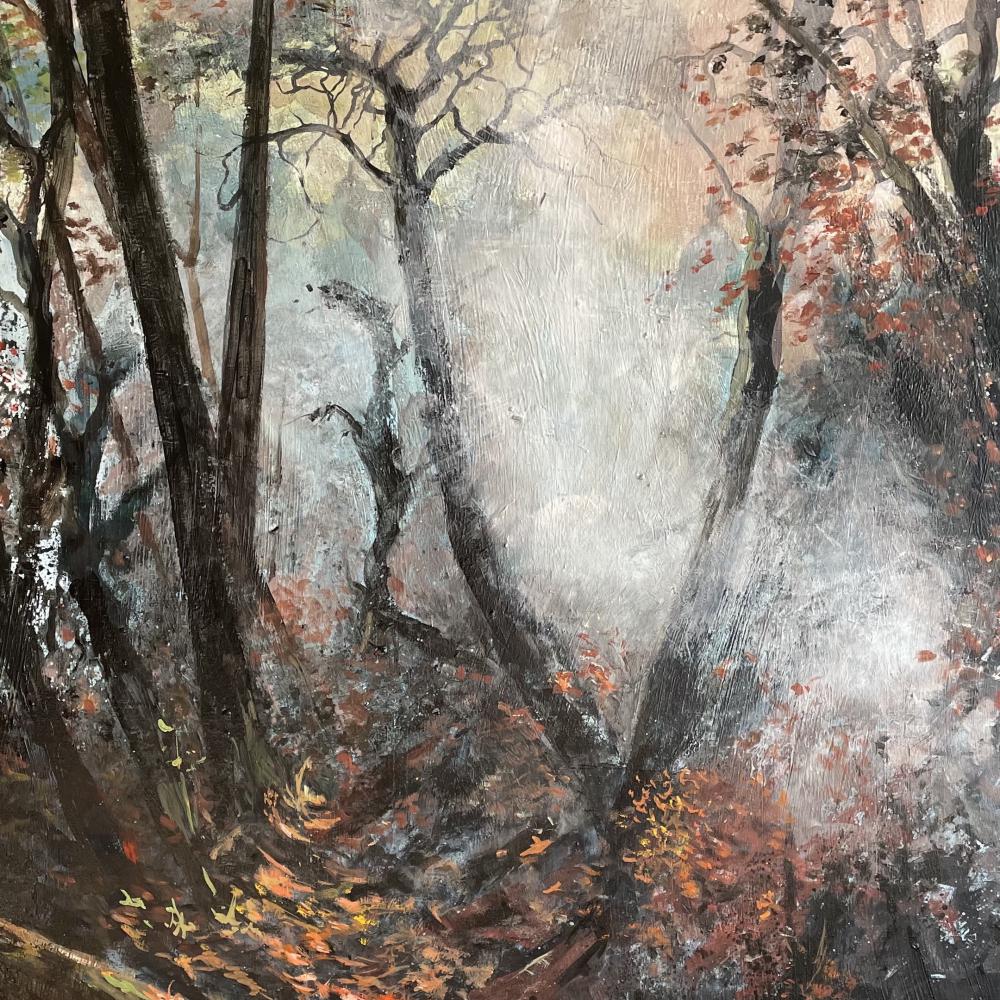 Forêt de Mervent 1 - Huile sur toile