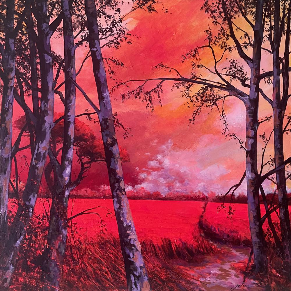 LE CHAMPS ROUGE  80/80 CM  TM